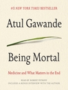 Cover image for Being Mortal